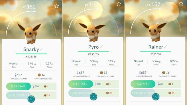 Pokémon Go Cómo determinar la evolución de Eevee Guías