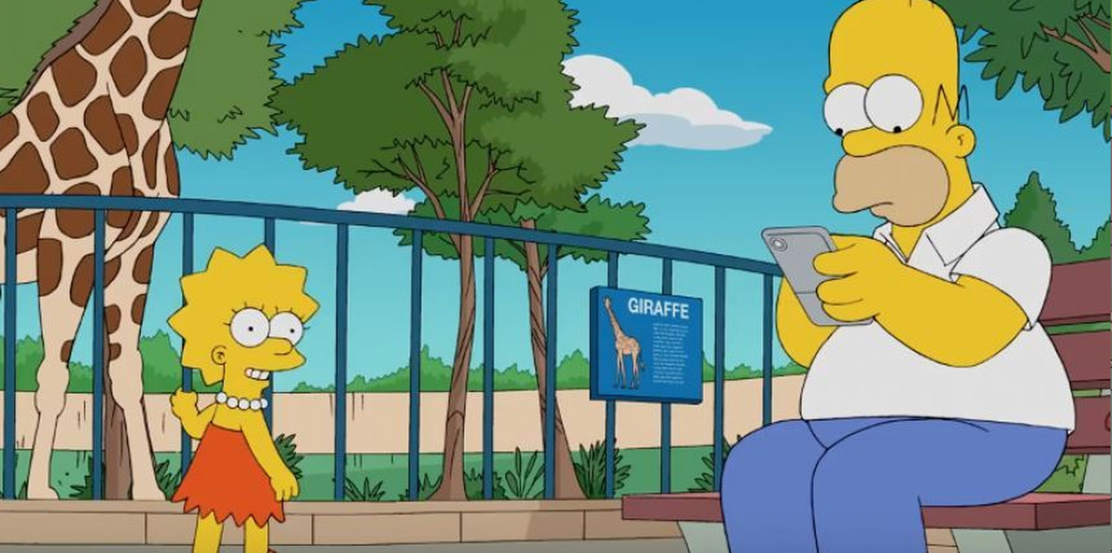 Pokémon Go Los Simpson Homer móvil jugando Pokémon Go Lisa