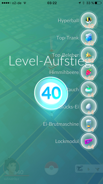Pokémon GO Pokémon GO Nivel 40