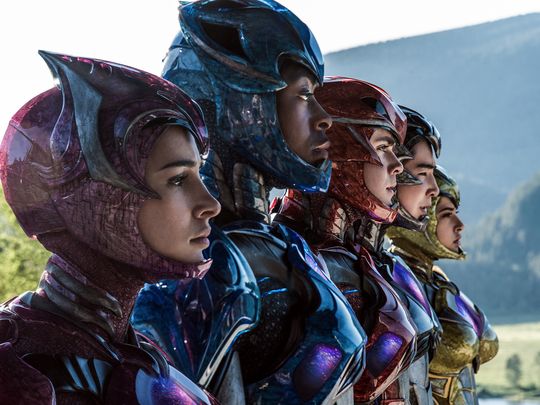 Power Rangers 2017 Cara descubierta de los Power Rangers