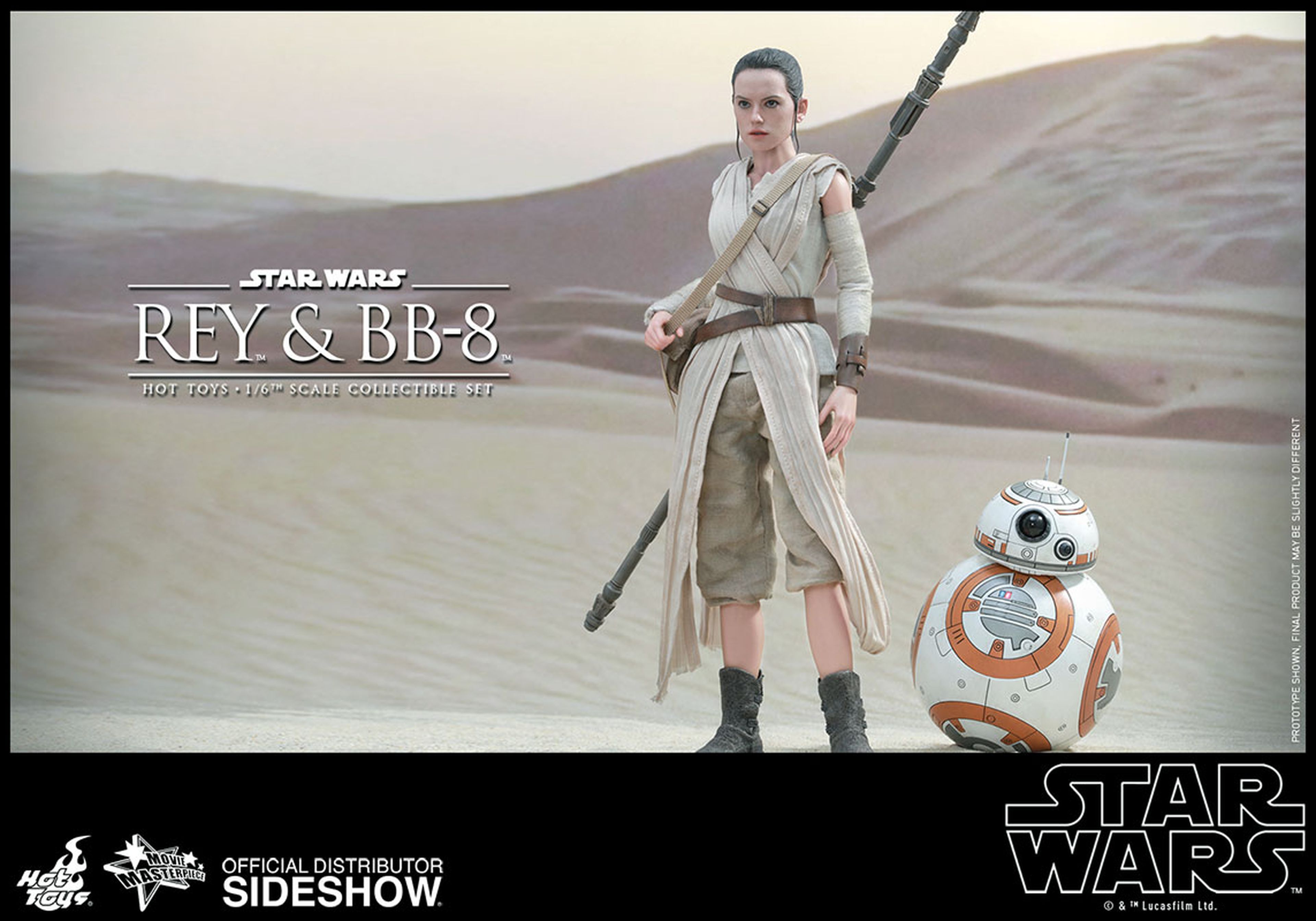 Rey y BB-8. Star Wars. Hot Toys