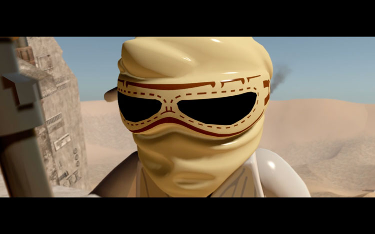 Rey en LEGO Star Wars - El Despertar de la Fuerza Rey en Jakku