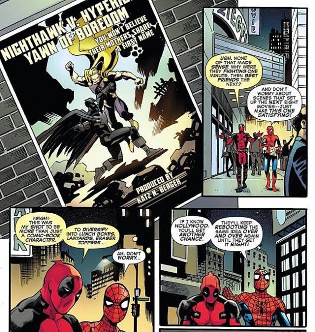 Spiderman/Deadpool Cómic, Parodia, DC