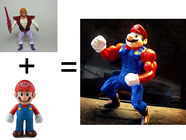 super mario musculado supermario bros musculado