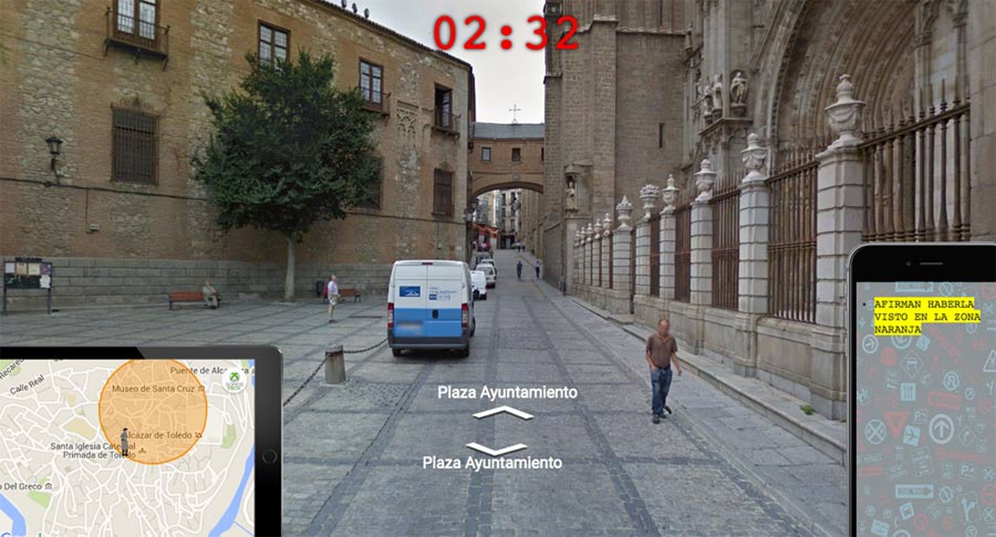 Taken, captura del juego de Street View
