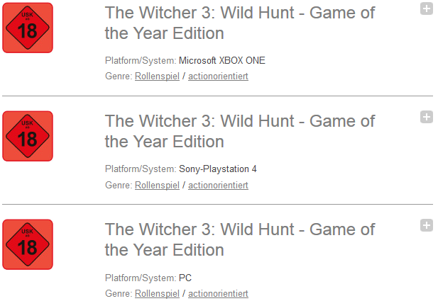 The Witcher 3 GOTY The Witcher 3 GOTY