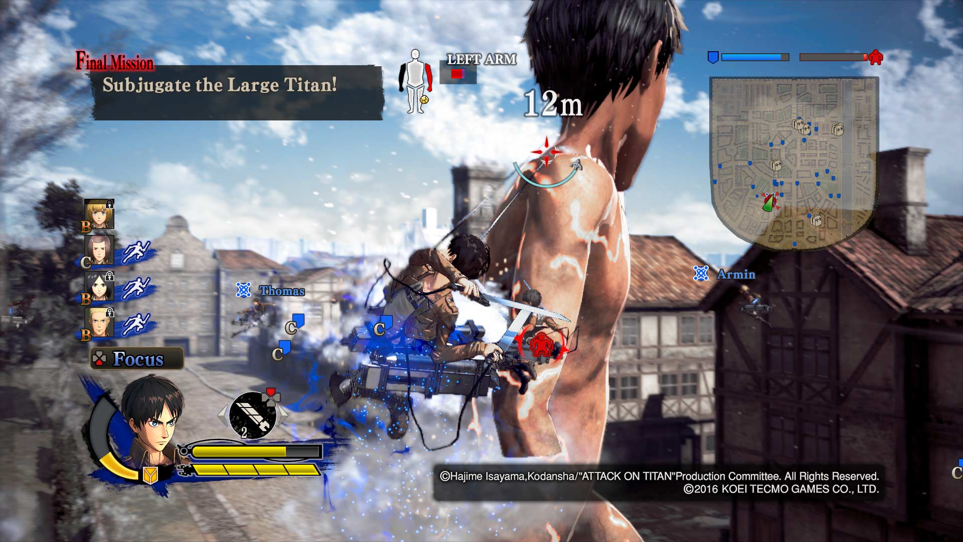 Análisis Attack on Titans Wings of Freedom 4 Análisis Attack on Titans Wings of Freedom 4
