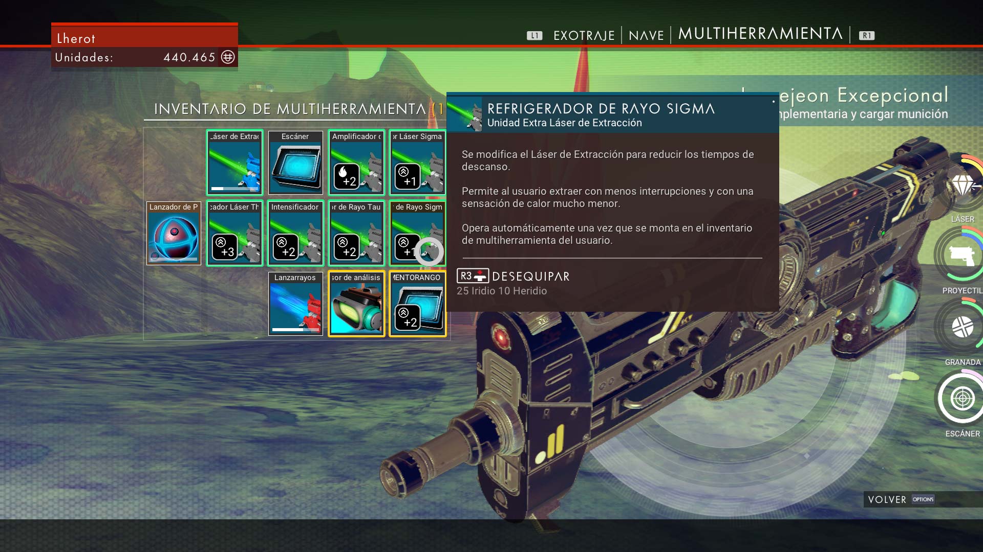Análisis No Man's Sky inventario Análisis No Man's Sky inventario