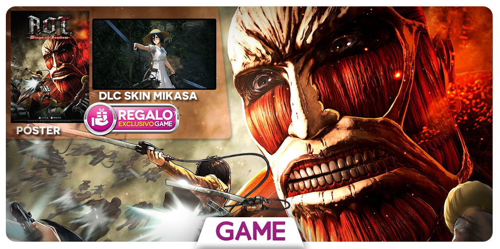 Ataque a los Titanes - Regalo reserva en GAME Ataque a los Titanes - Regalo reserva en GAME