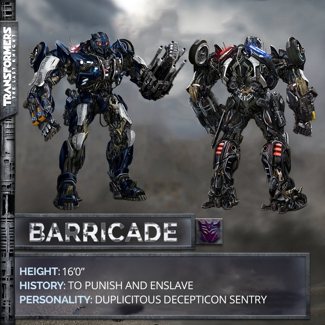 Barricade Transformers: The Last Knight