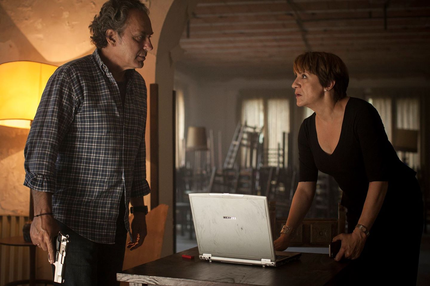 Blanca Portillo y José Coronado en Secuestro Blanca Portillo y José Coronado en Secuestro