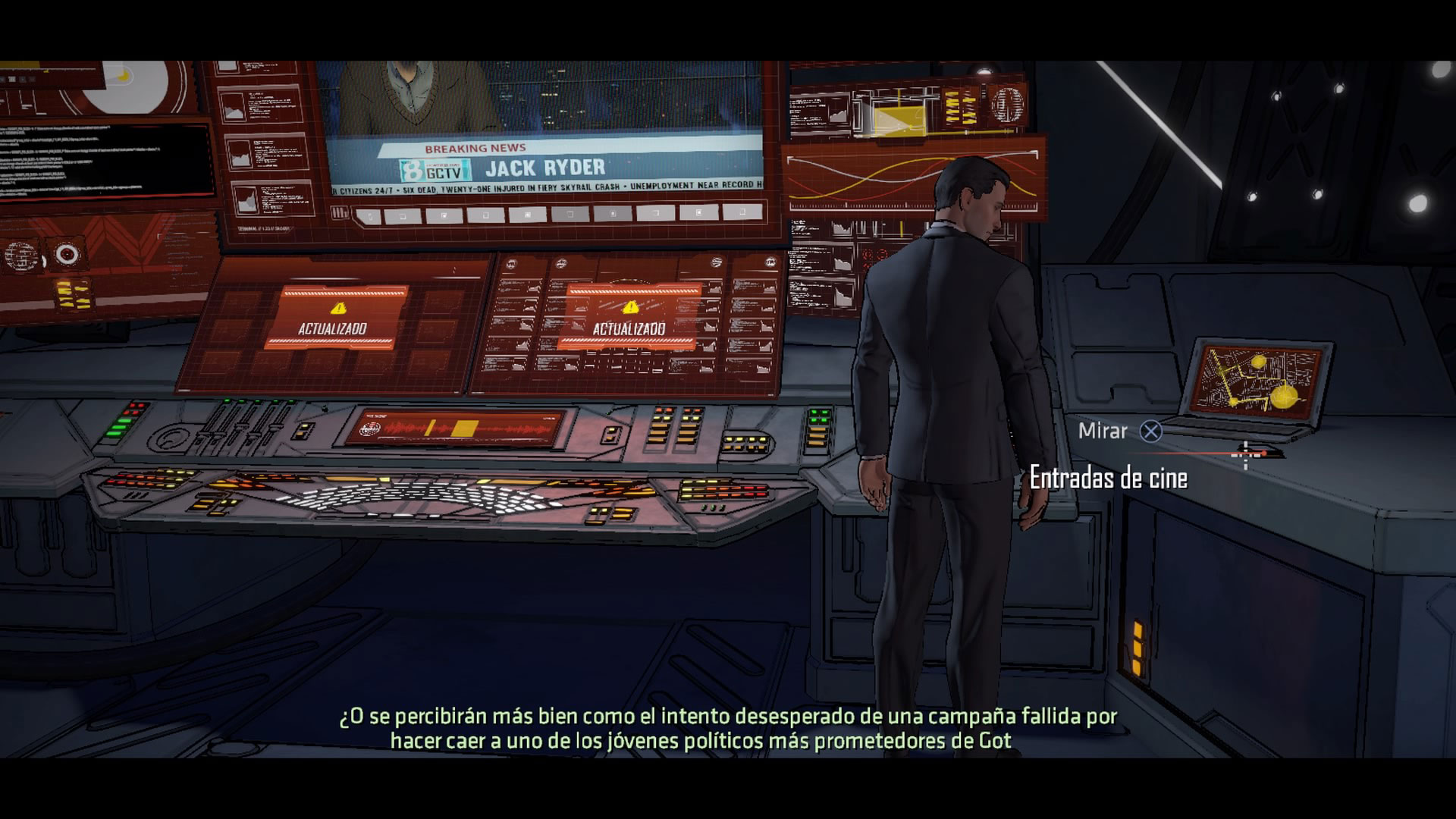 Bruce Wayne en la Batcueva Batman: The Telltale Games
