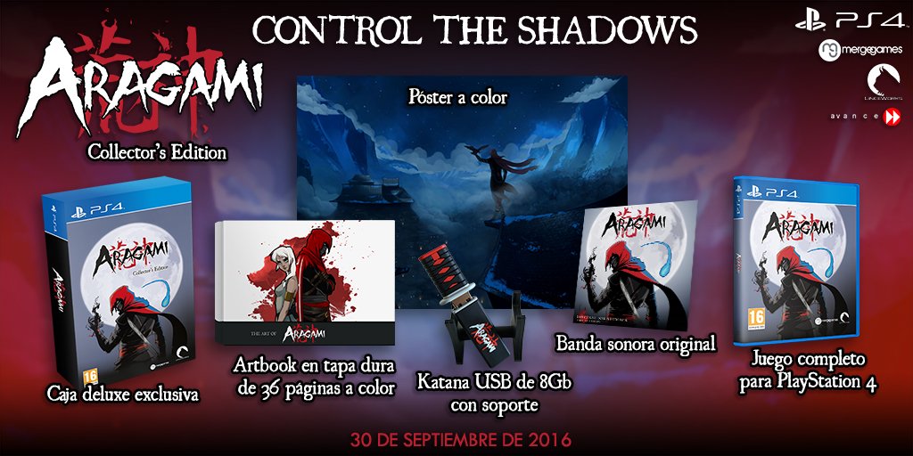 Edición coleccionista Aragami Edición coleccionista Aragami