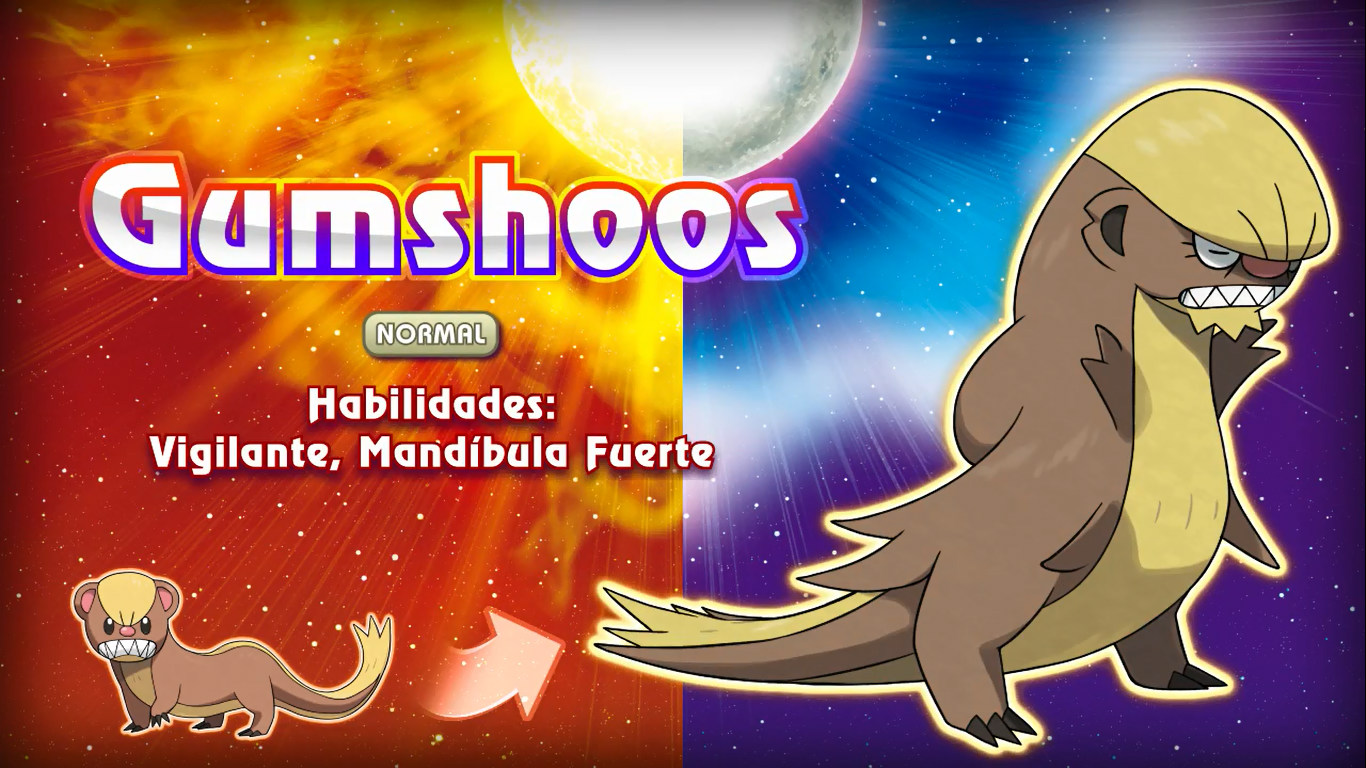 Gumshoos en Pokémon Sol y Luna Gumshoos en Pokémon Sol y Luna