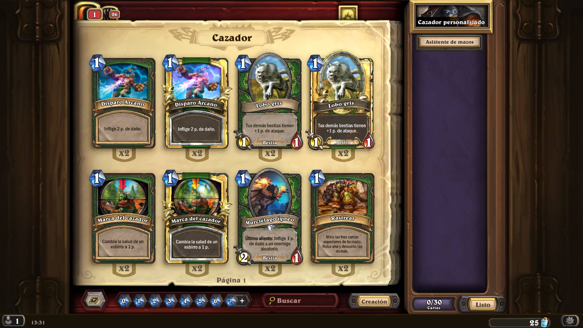 HearthStone - Creación de mazos HearthStone - Creación de mazos