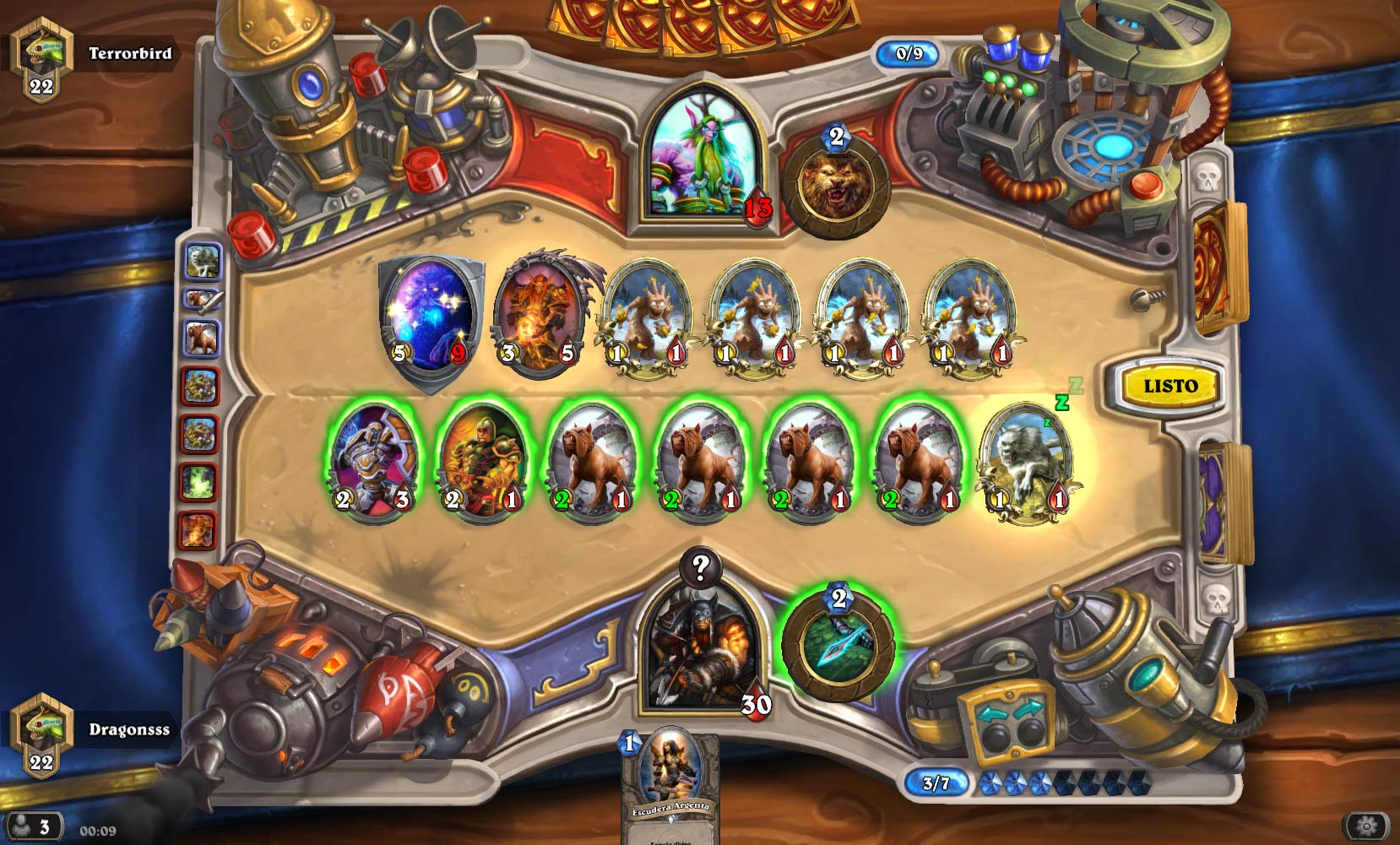 HearthStone - Jugada de perros Cartas HearthStone - Soltad a los perros
