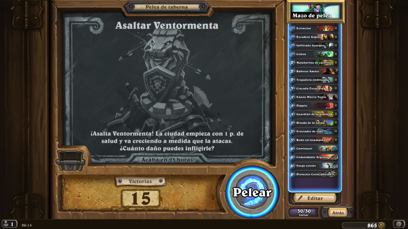 Hearthstone - Modo de juego Pelea en la taberna Hearthstone - Modo de juego Pelea en la taberna
