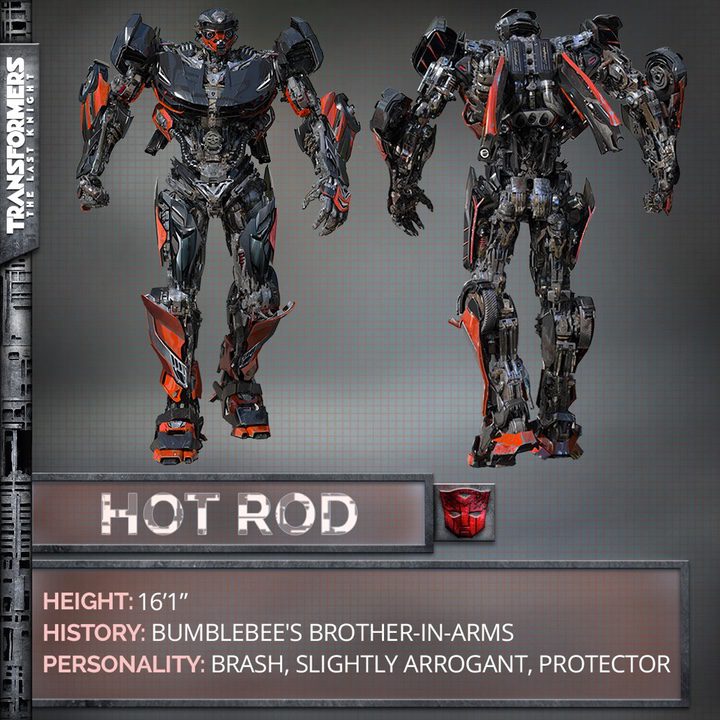 Hot Rod Transformers: The Last Knight, Autobot, Michael Bay
