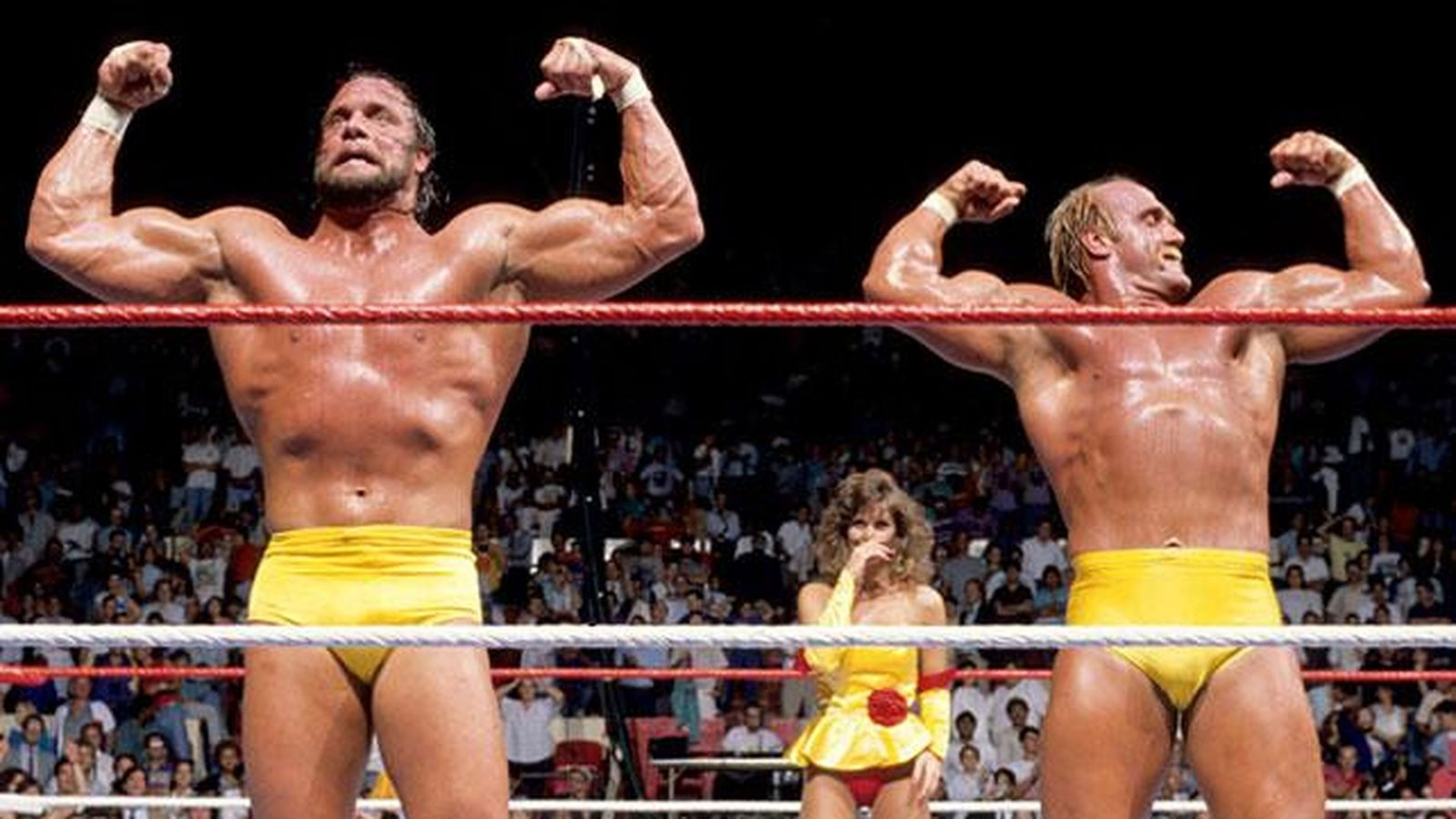 Hulk Hogan y Randy Savage en SummerSlam 1988