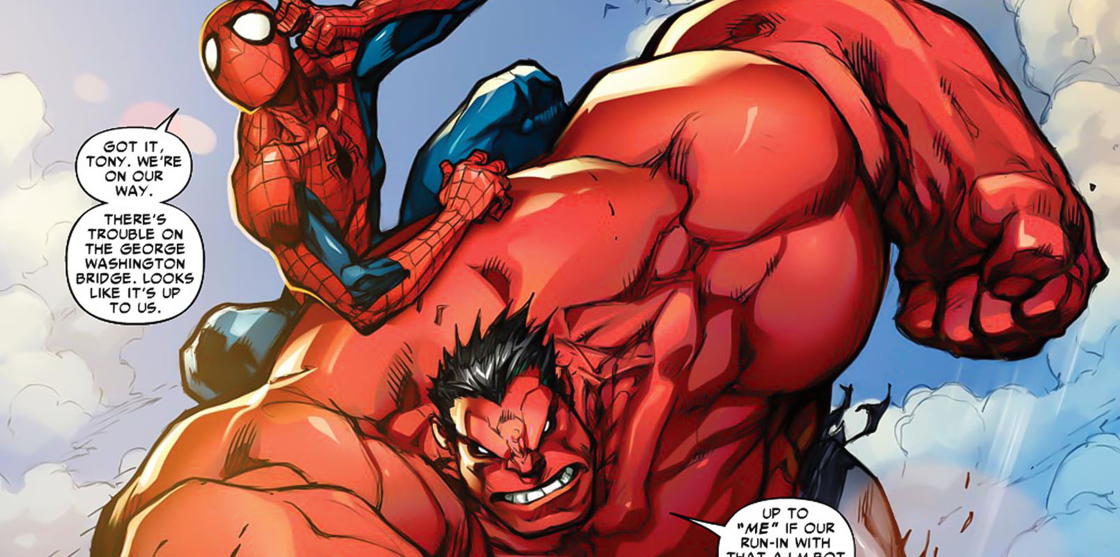 Hulk Rojo Spider-Man