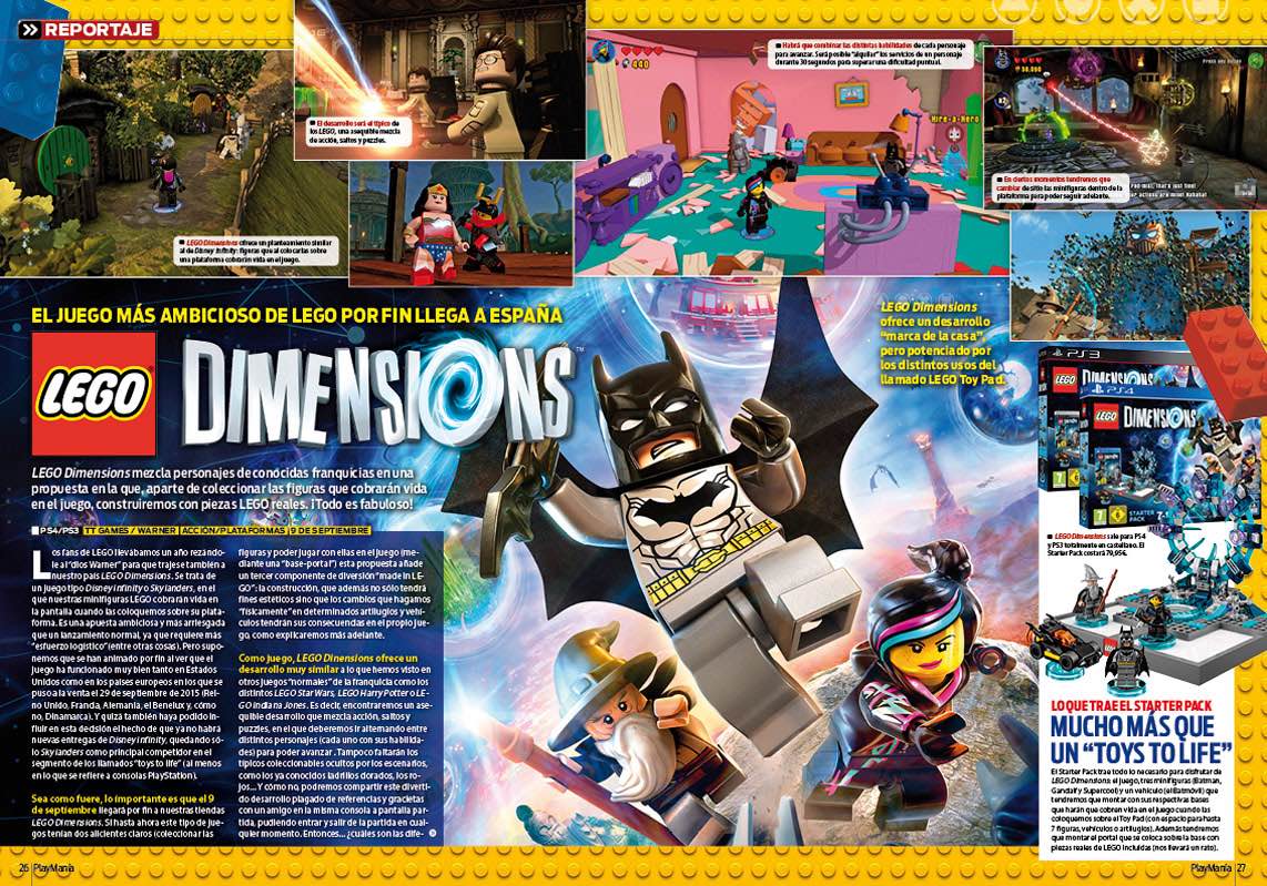 LEGO DImensions en Playmania 214 LEGO DImensions en Playmania 214