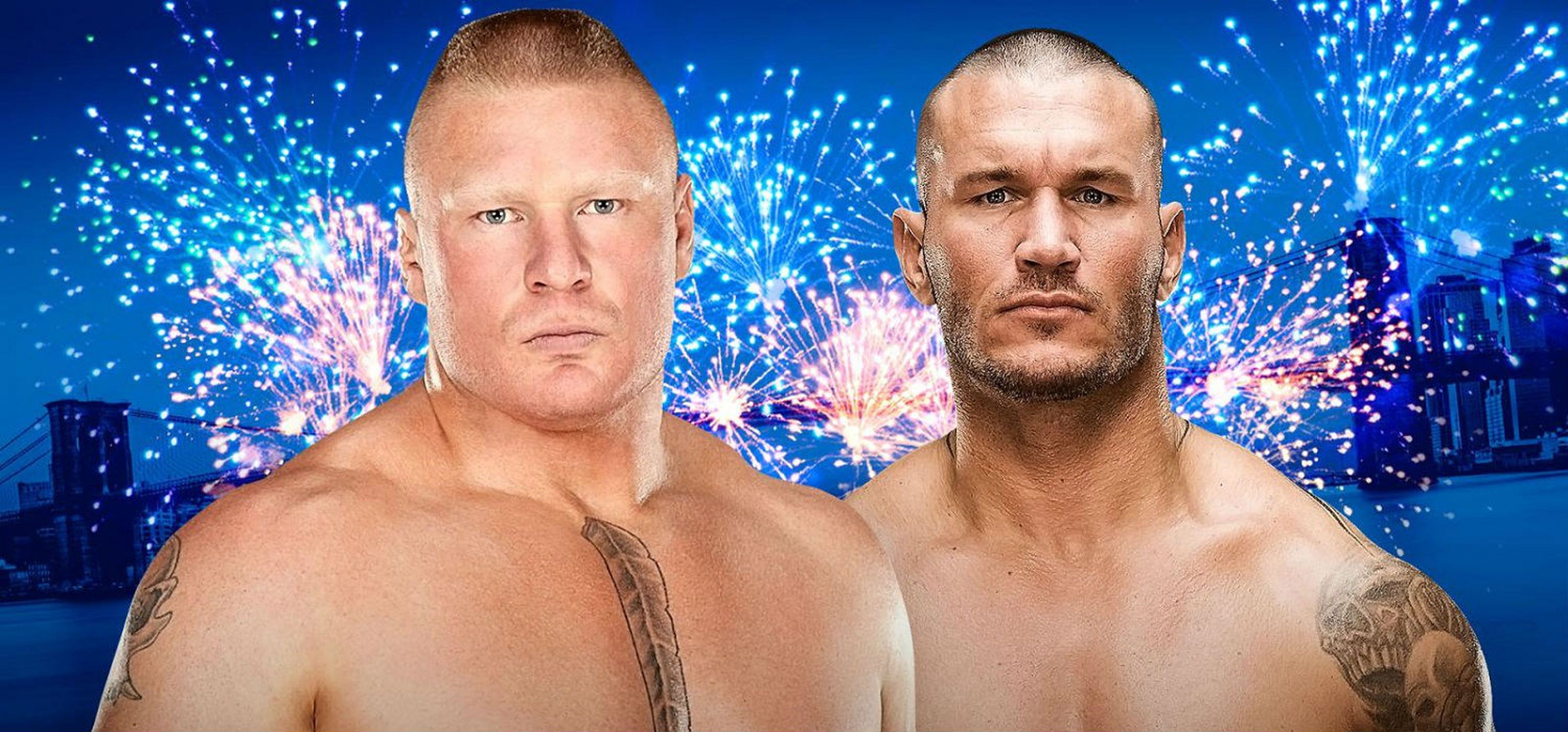 Lesnar vs Orton Summer Slam