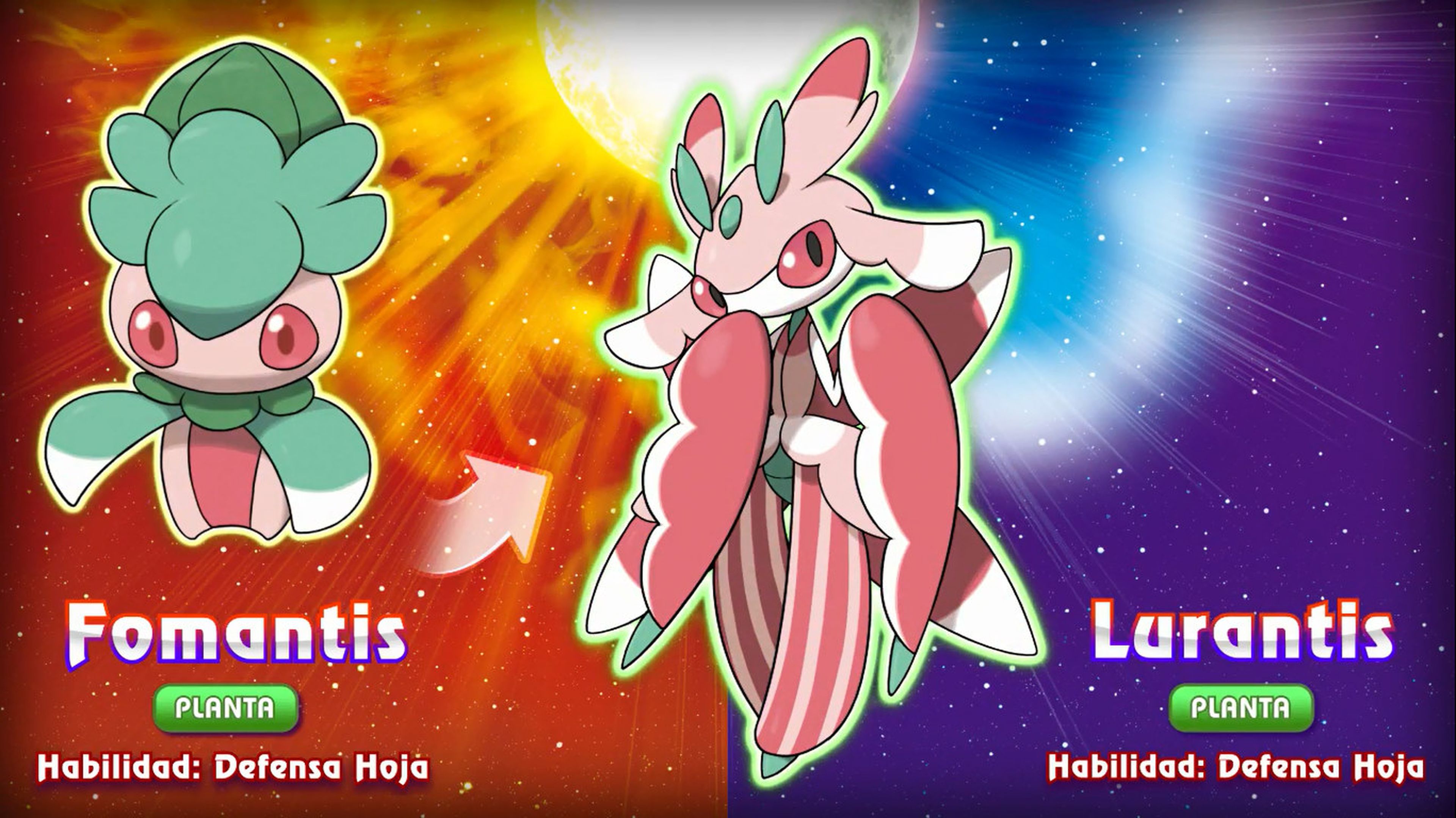 Lurantis en Pokémon Sol y Luna