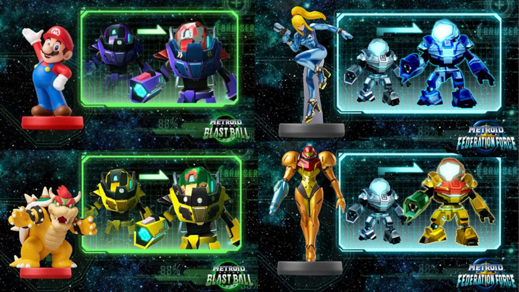 Metroid Prime Federation Force amiibo Metroid Prime Federation Force amiibo