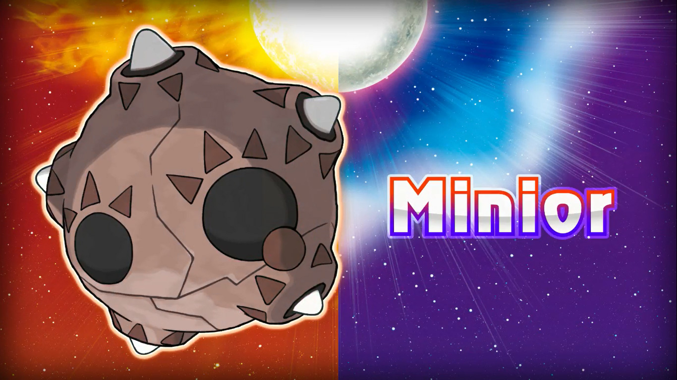 Minior en Pokémon Sol y Luna Minior en Pokémon Sol y Luna