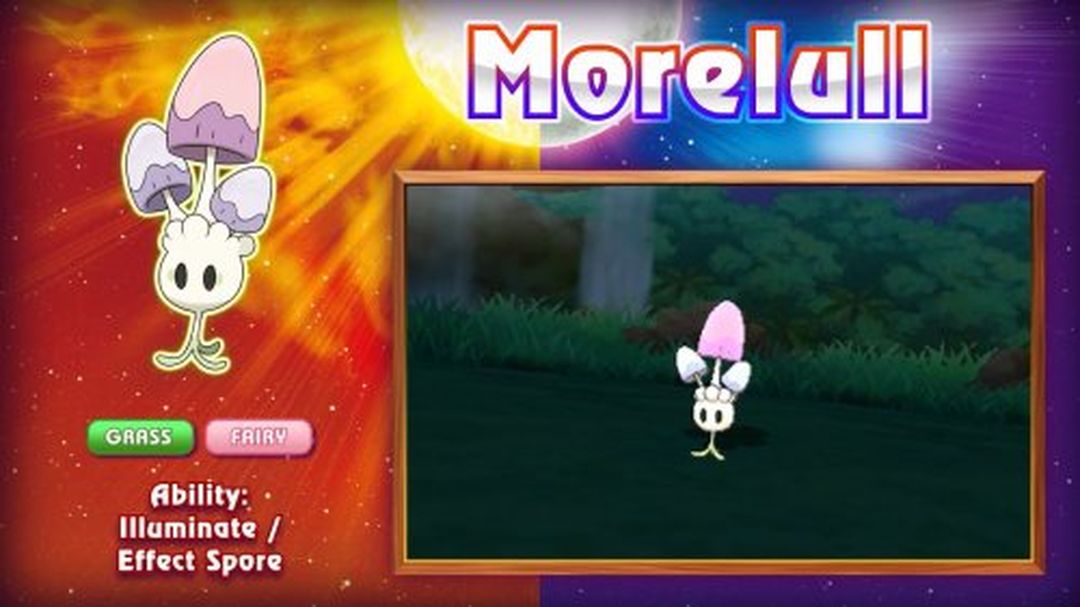 Morelull Pokémon Sol y Luna