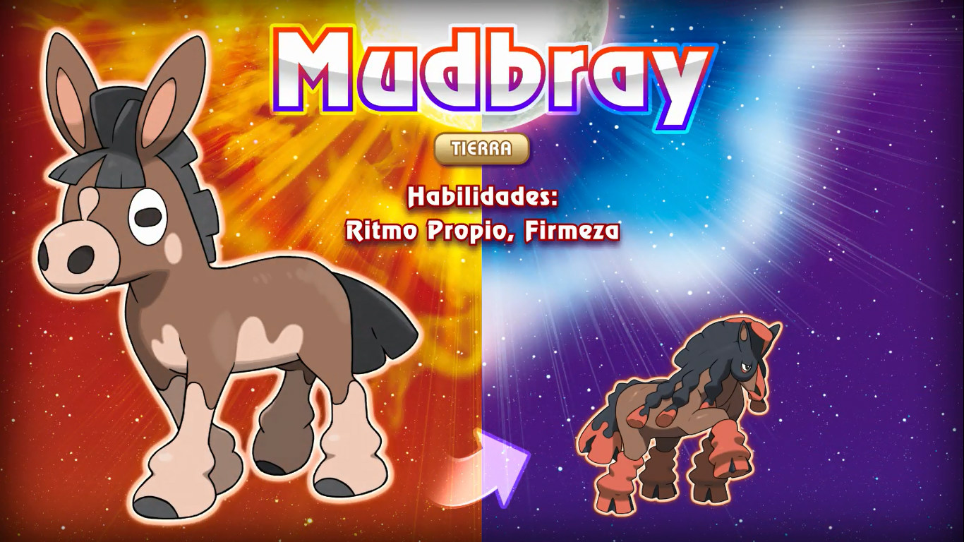 Mudbray en Pokémon Sol y Luna Mudbray en Pokémon Sol y Luna