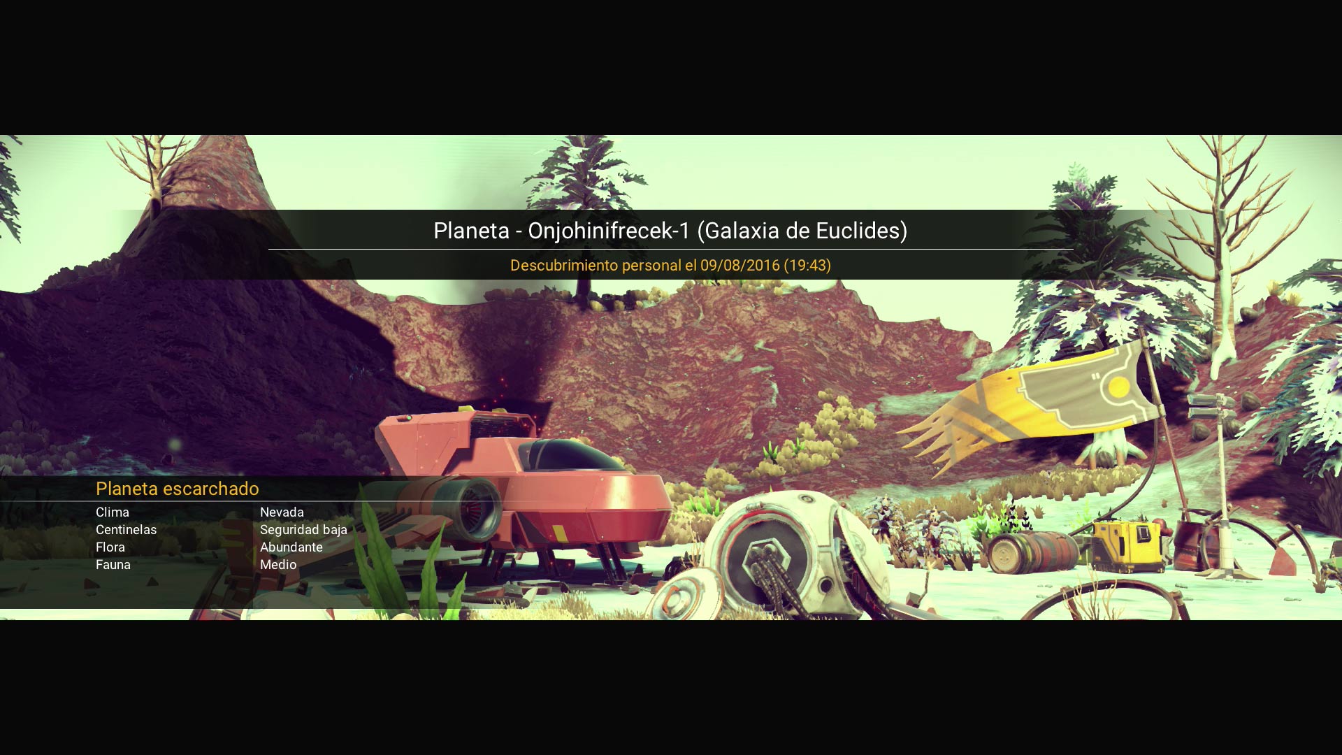 No Man's Sky - Información del planeta No Man's Sky - Información del planeta