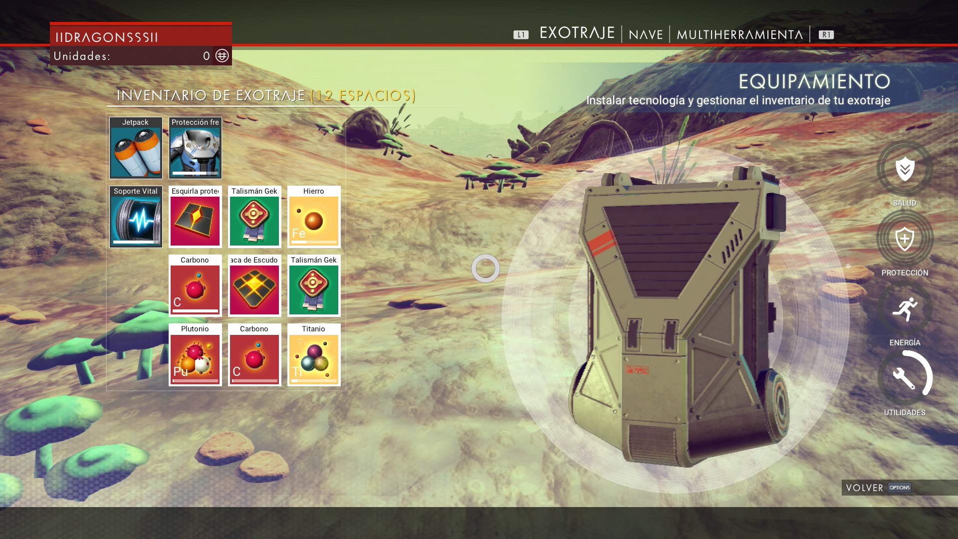 No Man's Sky - Mochila llena No Man's Sky - Mochila llena