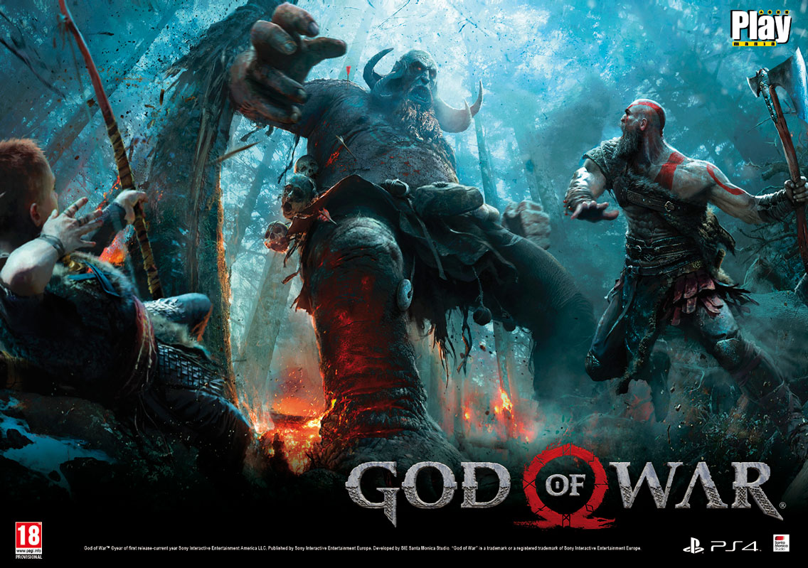 poster God of War en Playmania 214 poster God of War en Playmania 214