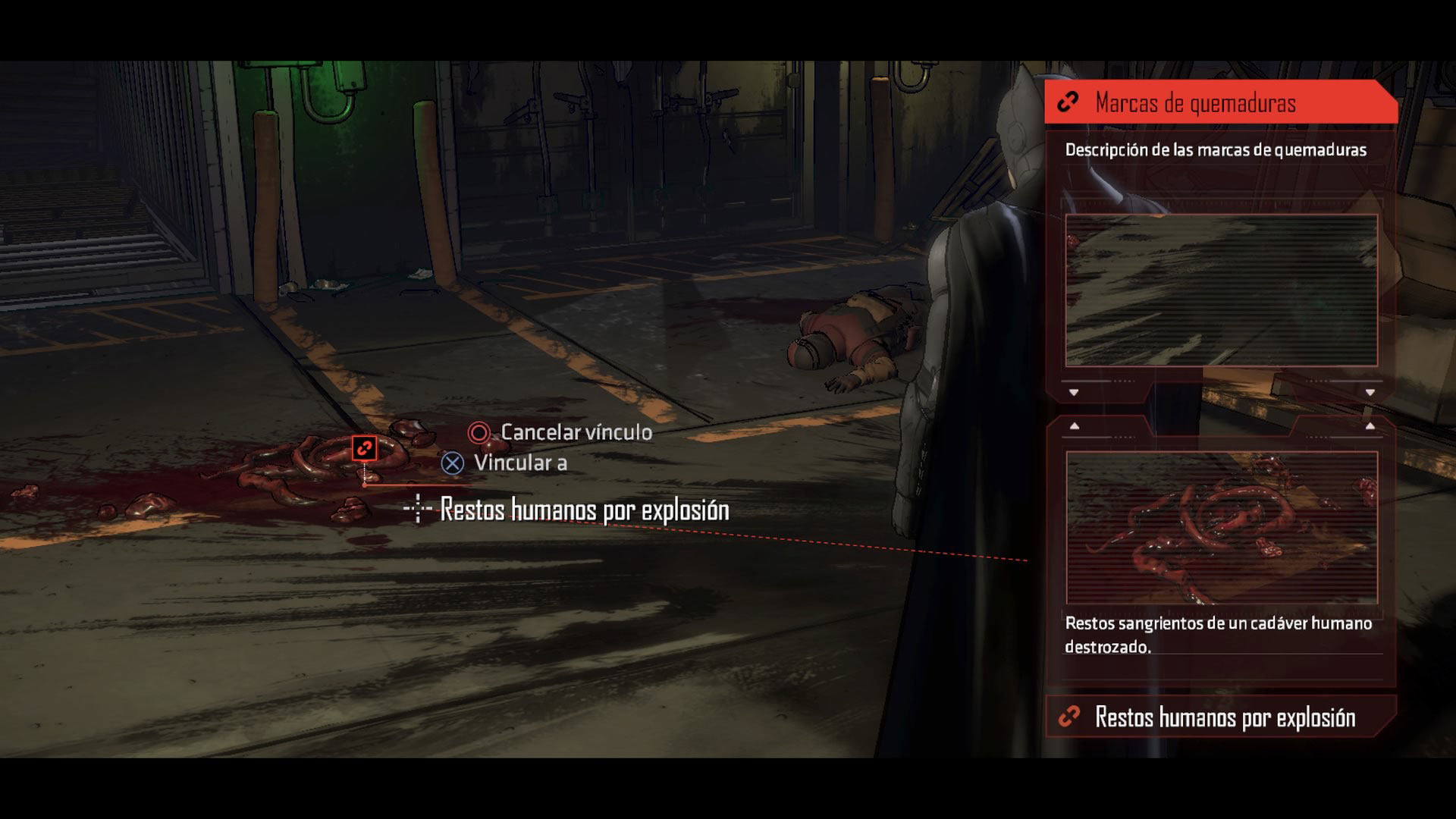 Reconstruyendo una escena del crímen Batman: The Telltale Games