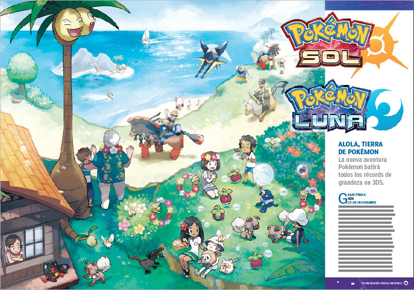 Reportaje Pokémon Sol / Pokémon Luna Reportaje Pokémon Sol / Pokémon Luna