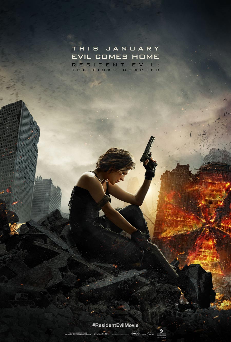 Resident Evil The Final Chapter Milla Jovovich, Alice, Raccon City
