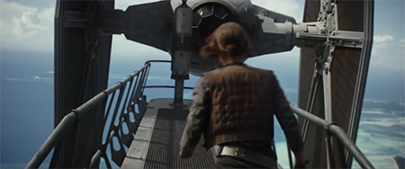 Rogue One. Una Historia de Star Wars Rogue one tie fighter jyn erso trailer