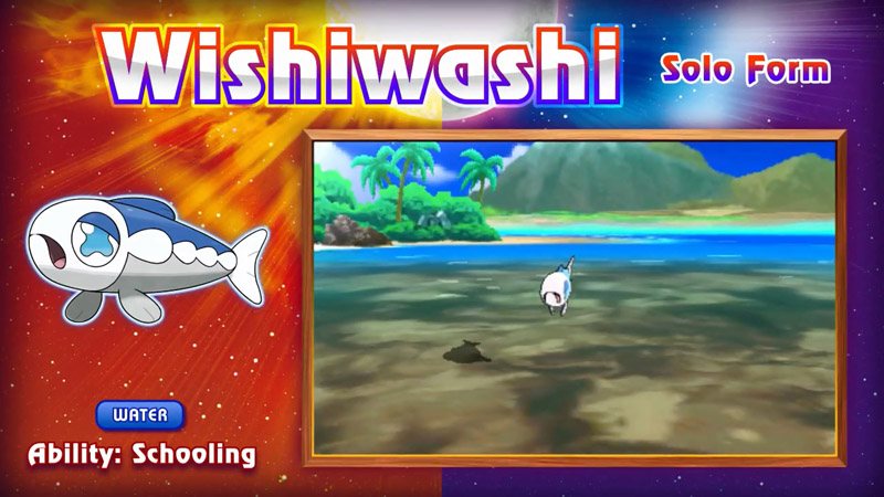 Wishiwashi Pokémon Sol y Luna Wishiwashi Pokémon Sol y Luna