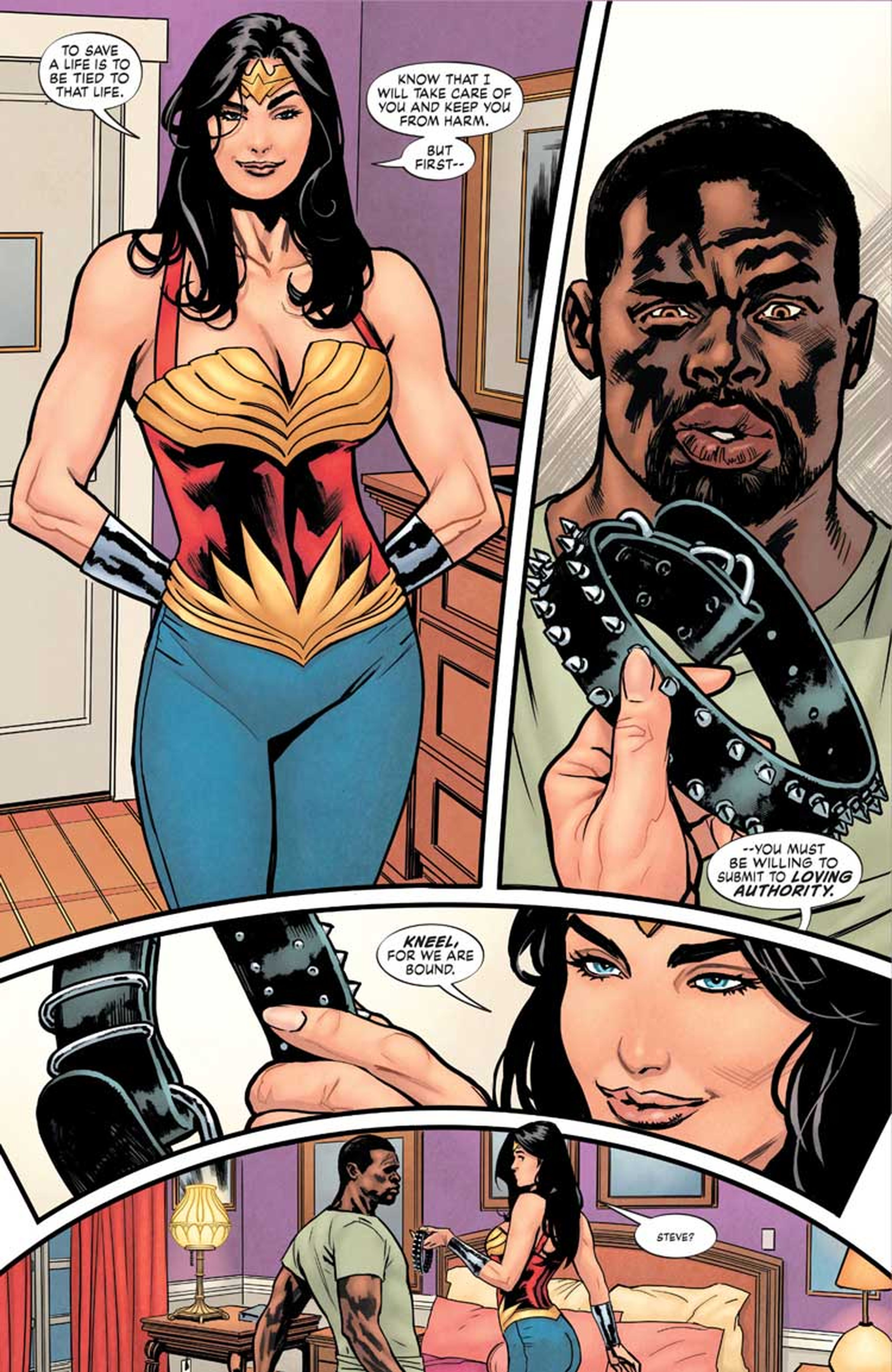 Wonder Woman Tierra Uno bondage