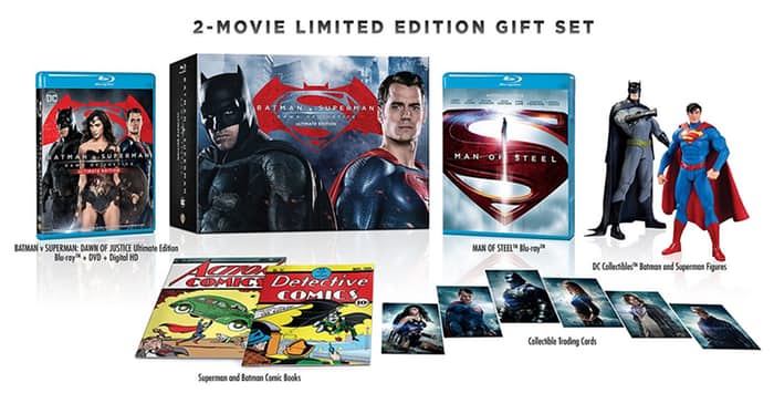 Batman v Superman Ultimate Edition DVD y Blu-Ray