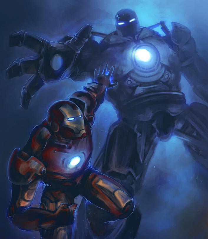 Iron Man vs Iron Monger Iron Man vs Iron Monger