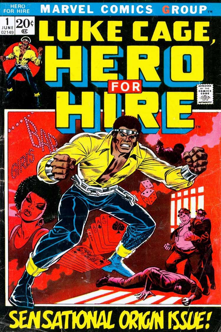Luke Cage - cómic Primera aparición Luke Cage - cómic Primera aparición