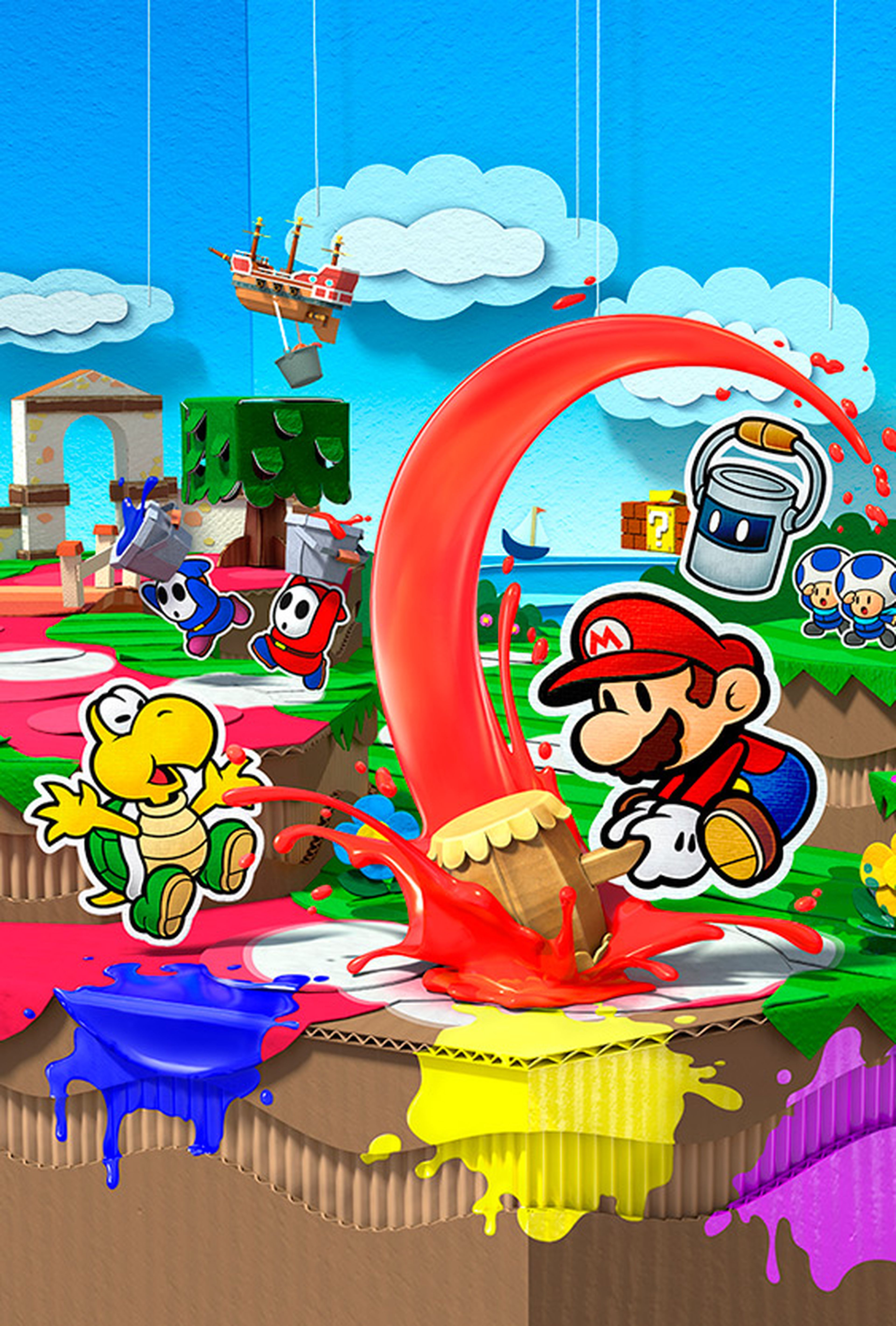 Paper Mario: Color Splash - Carátula
