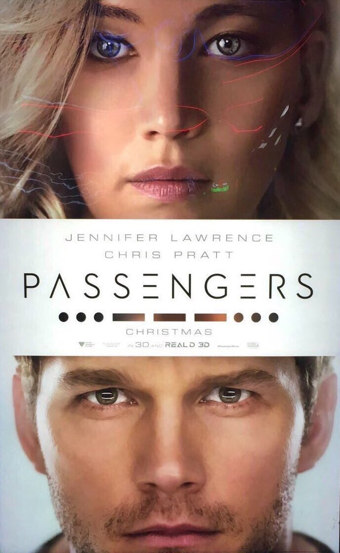 Passengers Pasajeros Cartel pelicula