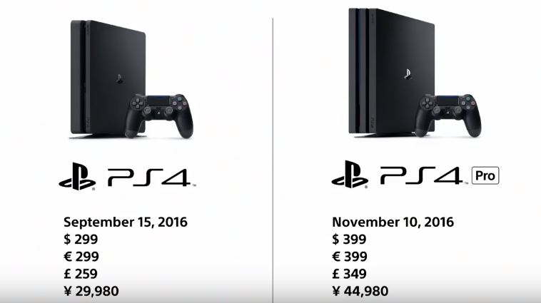 PS4 Slim y PS4 Pro PS4 Slim y PS4 Pro