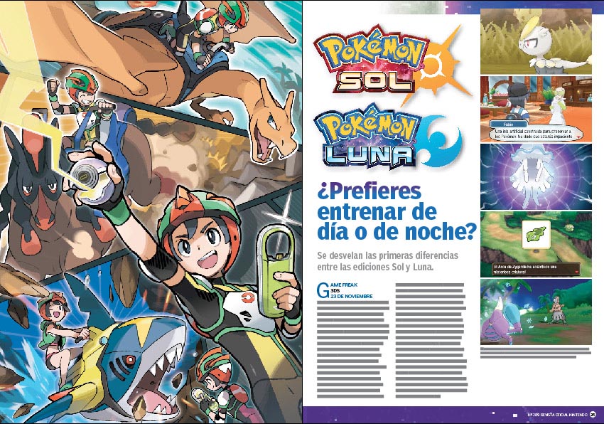 Reportaje Pokémon Sol / Pokémon Luna Reportaje Pokémon Sol / Pokémon Luna