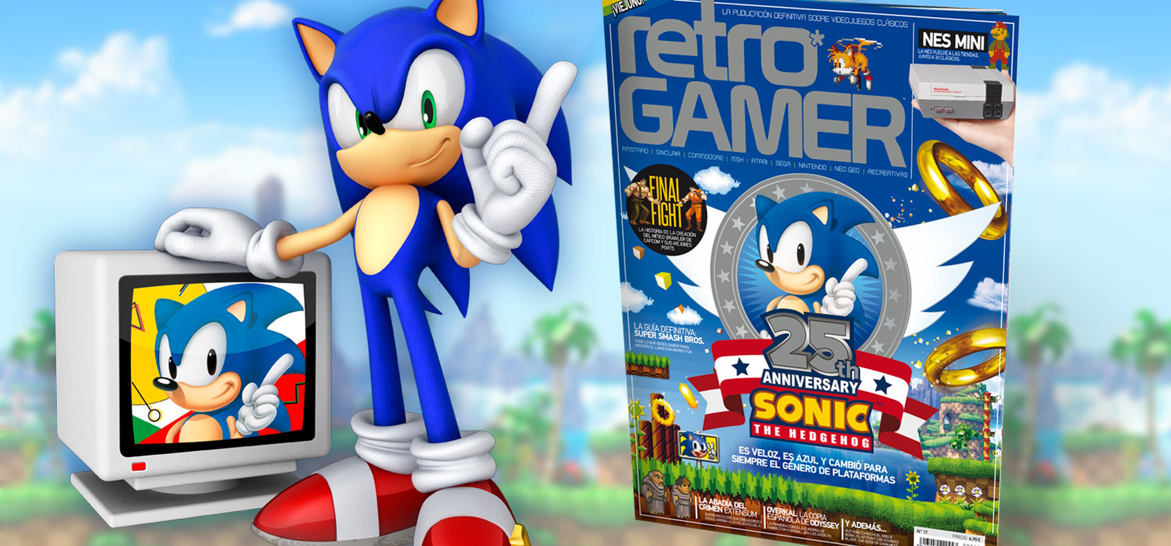 RetroGamer 17 celebra el 25 aniversario de Sonic
