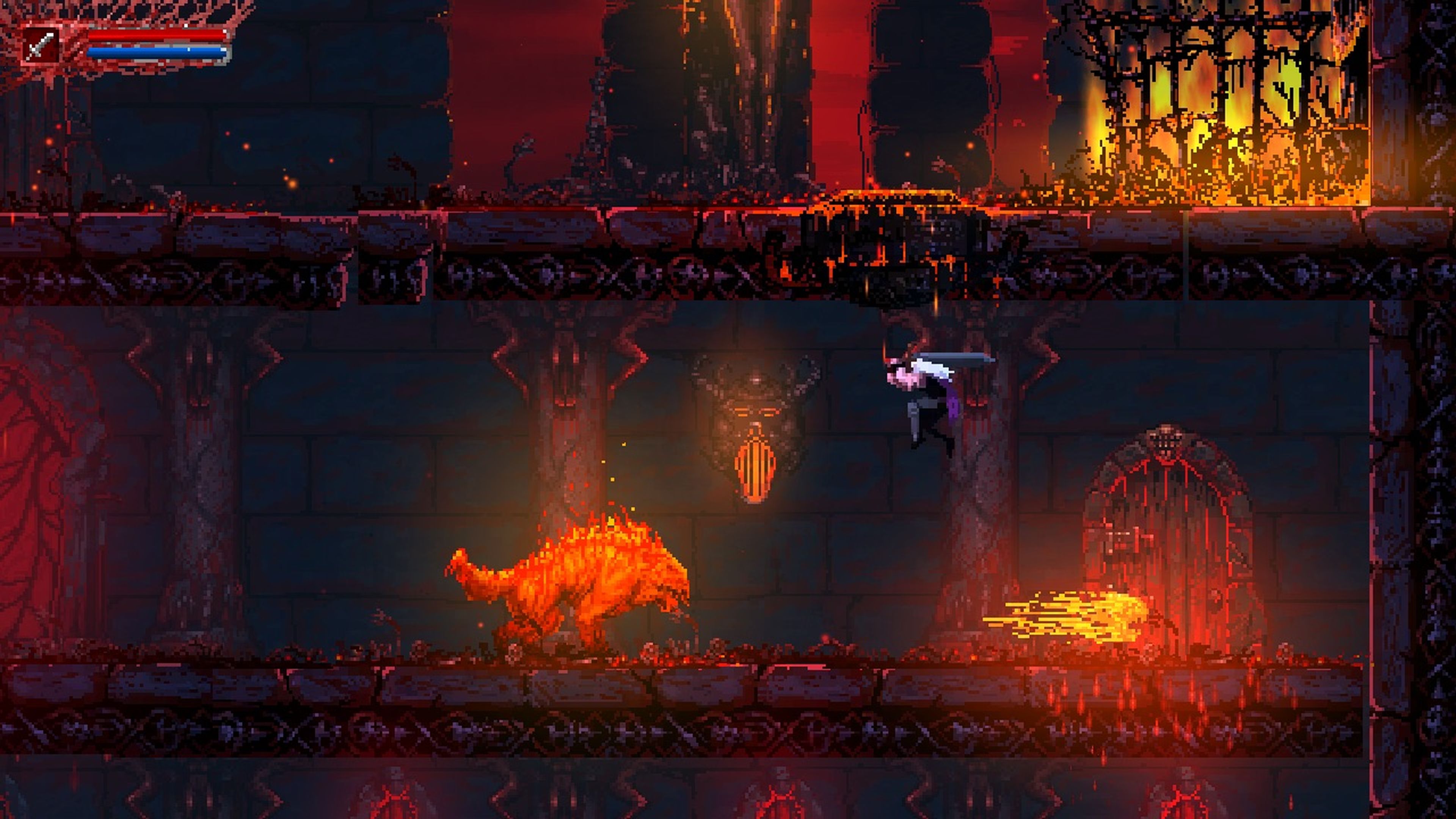 Slain combina acción y plataformas 2D con un cuidado estilo Pixel Art