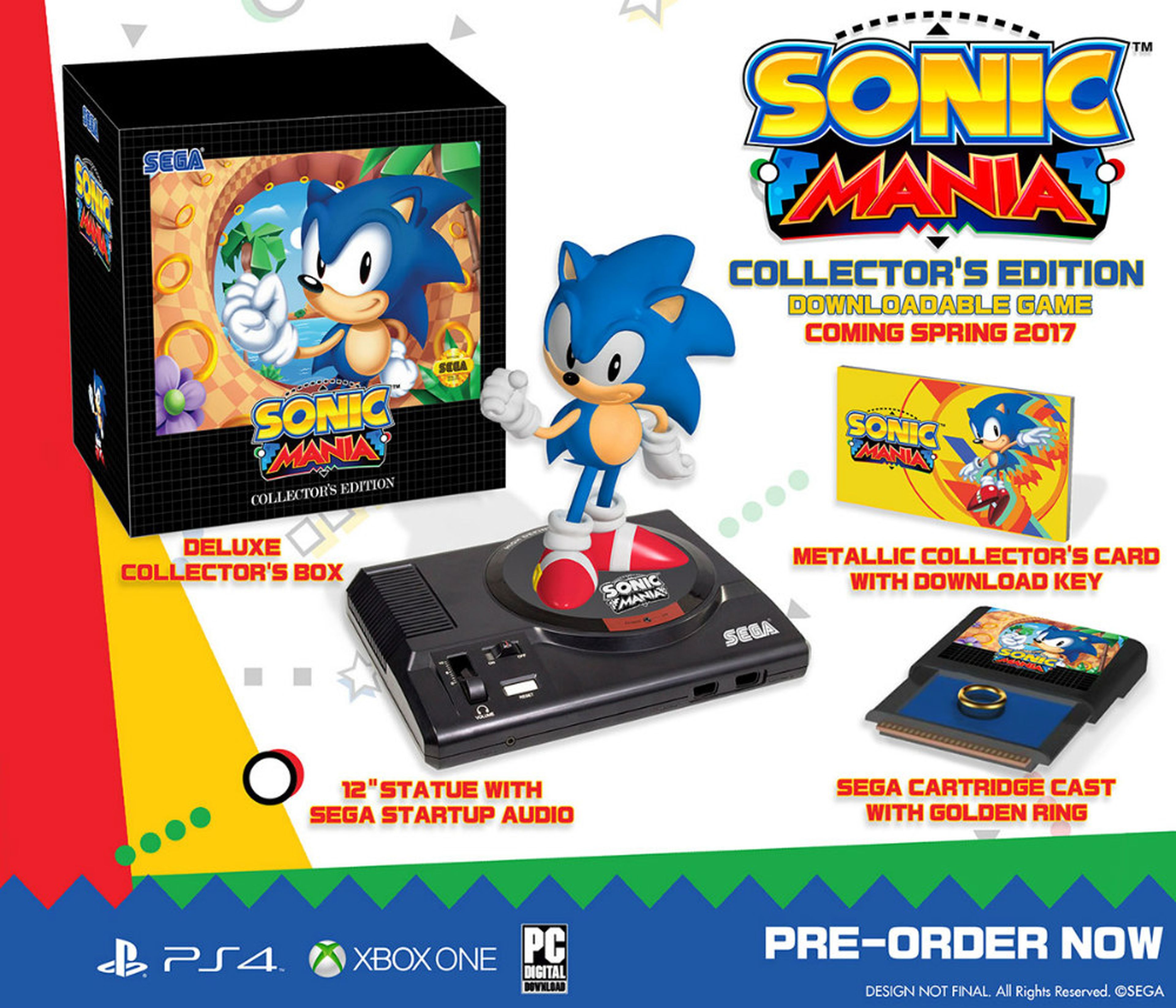 Espectacular Edición coleccionista de Sonic Mania para Norteamérica